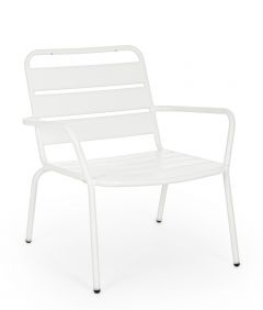 Bizzotto Marlyn Καρέκλα Εξωτερικού Χώρου Λευκή Ματ 65x74x71