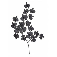 Bizzotto Rushil Διακοσμητικό Τοίχου "Λουλούδια" Μεταλλικό Μαύρο 70x6x114