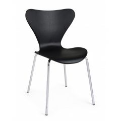 Bizzotto Tessa Καρέκλα Πλαστική Μαύρη 50x49,5x82