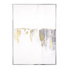Bizzotto Bold Πίνακας Σε Καμβά Λευκός/Γκρι 67x4,3x94,5