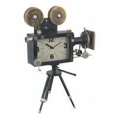 Bizzotto Charles Επιτραπέζιο Ρολόι "Κάμερα" Μαύρο 33x16x45