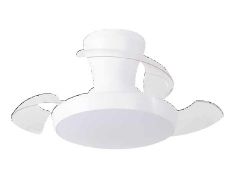 it-Lighting CLARK Ανεμιστήρας Οροφής με LED 24W, DC Μοτέρ & Smart App - Total White (102001110)