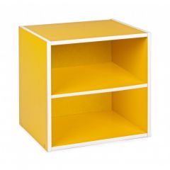 Bizzotto Color Cube Κουτί Με Ράφι Κίτρινο 35x29,2x35