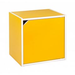 Bizzotto Color Cube Κουτί/Ντουλάπι Κίτρινο 35x29,2x35