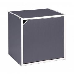 Bizzotto Color Cube Κουτί/Ντουλάπι Γκρι 35x29,2x35
