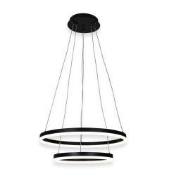 Sunlight Φωτιστικό Οροφής Led Με Εναλλαγή Χρώματος Μαύρο D88059/2-BK Dimmable