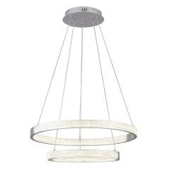 Sunlight Φωτιστικό Οροφής Led Με Εναλλαγή Χρώματος Ασημί Ματ D88070/2-SLV Dimmable