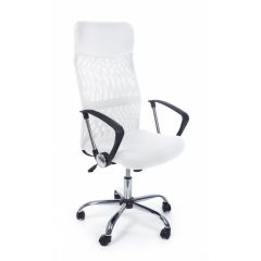 Bizzotto Dakar Καρέκλα Γραφείου Υφασμάτινη Λευκή 48x49x124