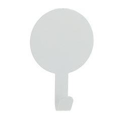MRSHome Άγκιστρο Μεταλλικό Αυτοκόλλητο 8,5x13 Εκ. I White