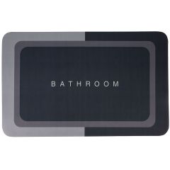 MRSHome Πατάκι Μπάνιου Υφασμάτινο 50x80 Εκ. I Γκρι