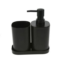 MRSHome Σετ Μπάνιου Πλαστικό 3 Τμχ I Black