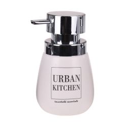 MRSHome Δοχείο Κρεμοσάπουνου Από Δολομίτη 300 ml I White