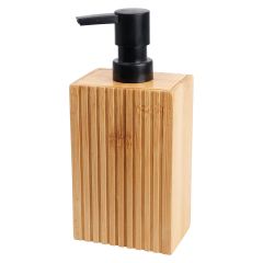 MRSHome Δοχείο Κρεμοσάπουνου Από Bamboo 8,5x6,6x17,5 Εκ.