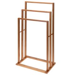 MRSHome Επιδαπέδια Κρεμάστρα 3 Θέσεων Bamboo Natural 40x24,5x82 Εκ.