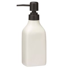 MRSHome Δοχείο Κρεμοσάπουνου Stoneware 350 ml I White
