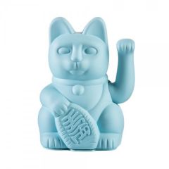 Donkey Διακοσμητική Γάτα Πλαστική Γαλάζια Lucky Cat 8,5x10,5x15