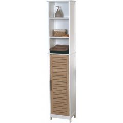 MRSHome Έπιπλο Στήλη Μπάνιου Mdf/Ξύλινο 26x35x173 Εκ. I Λευκό