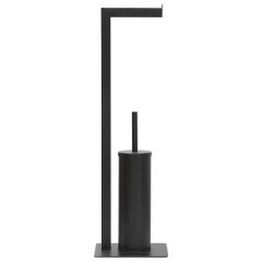 MRSHome Σταντ Χαρτιού Υγείας Και Πιγκάλ Μεταλλικό 19x19x70 I Μαύρο