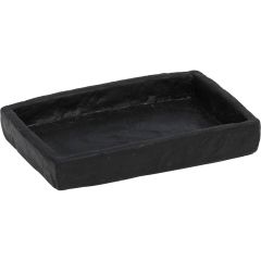 MRSHome Σαπουνοθήκη Polyresin 12x8,5x2 I Μαύρη