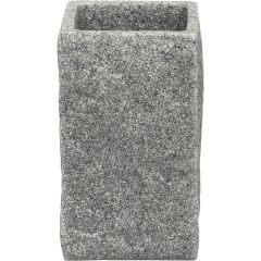 MRSHome Ποτήρι Οδοντόβουρτσας Polyresin Φ6,5x10,5 I Γκρι