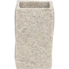 MRSHome Ποτήρι Οδοντόβουρτσας Polyresin Φ6,5x10,5 I Μπεζ