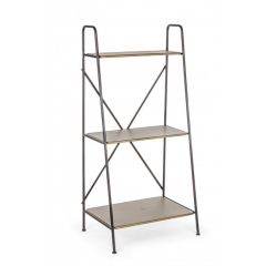 Bizzotto Dublino Βιβλιοθήκη/Ραφιέρα Μεταλλική 53x40,5x131,5 Κωδικός: 0730833