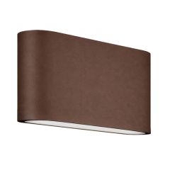 Zambelis Lights Απλίκα Εξωτερικού Χώρου Led 2x6W 2700K Καφέ E239-27