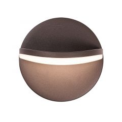 Zambelis Lights Απλίκα Led Εξωτερικού Χώρου Σκούρα Καφέ E 267