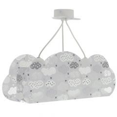 Ango Τρίφωτο Παιδικό Φωτιστικό Οροφής Ράγα Clouds Gray 41410 E