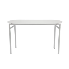 Zone Denmark Πτυσσόμενο Παγκάκι Μεταλλικό 90x33x45 - Disc Soft Grey