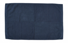 Zone Denmark Πατάκι Μπάνιου Βαμβακερό 80x50 - Classic Dark Blue