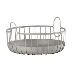 Zone Denmark Καλάθι Οργάνωσης Μεταλλικό Ø22x8 - Inu Taupe