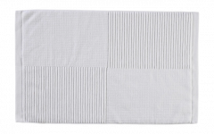 Zone Denmark Πατάκι Μπάνιου Βαμβακερό 80x50 - Classic White