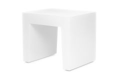 Fatboy Concrete Σκαμπώ/Βοηθητικό Τραπέζι Πολυπροπυλενίου 40x50x43 I White 