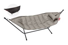 Fatboy Headdemock Superb Deluxe - Αιώρα Από Ύφασμα Olefin + Μαξιλάρι + Κάλυμμα 270x138x110 I Grey Taupe