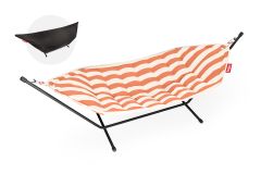 Fatboy Headdemock Superb - Αιώρα Από Ύφασμα Olefin + Κάλυμμα 270x138x110 I Stripe Orange Creme