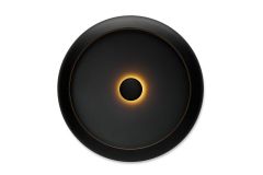 Fatboy Oloha Large Fatboy Μπωλ/Φωτιστικό Τοίχου Αλουμινίου Ø37,5x8,2 I Black