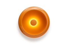 Fatboy Oloha Medium Μπωλ/Φωτιστικό Τοίχου Αλουμινίου Ø30x7,3 I Sunny Orange 