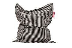 Fatboy Original Slim Terry - Πουφ Beanbag Υφασμάτινο 155x120 I Black Creme
