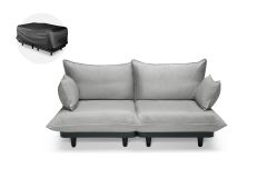 Fatboy Paletti Royal - Καναπές Διθέσιος Από Ύφασμα Olefin 190x100x90 I Wolf Grey 