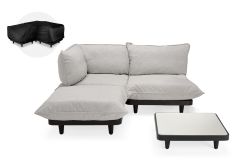 Fatboy Paletti Medium - Σετ Σαλόνι Εξωτερικού Χώρου 190x190x90 I Light Grey Τραπέζι - Mist