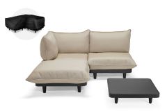 Fatboy Paletti Royal Medium - Σετ Σαλόνι Εξωτερικού Χώρου 190x190x90 I Anthracite Τραπέζι - Brulee