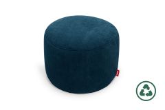 Fatboy Recycled Point Cord Πουφ Υφασμάτινο Ø50x35 I Deep Blue 