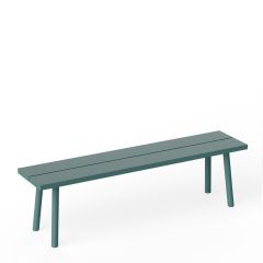 Fatboy Fred's Παγκάκι Εξωτερικού Χώρου Αλουμινίου 160x40x46,5 I Dark Sage