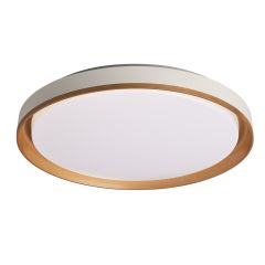 Sunlight Πλαφονιέρα Led Με Εναλλαγή Χρώματος Λευκή/Χρυσή Ø50 G0742/450G
