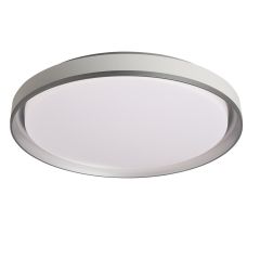 Sunlight Πλαφονιέρα Led Με Εναλλαγή Χρώματος Λευκή/Ασημί Ø50 G0742/450S