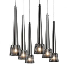 HOMELIGHTING ΕΞΑΦΩΤΟ ΦΩΤΙΣΤΙΚΟ ΟΡΟΦΗΣ ΜΕΤΑΛΛΙΚΟ ΧΡΩΜΙΟ LOGO 77-1821