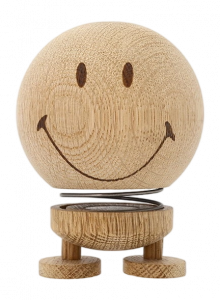 Hoptimist Smiley Διακοσμητική Φιγούρα Ξύλινη Medium Raw Oak