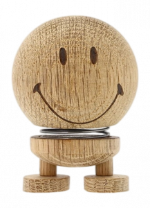 Hoptimist Smiley Διακοσμητική Φιγούρα Ξύλινη Small Raw Oak
