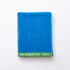Benetton Rainbow Πετσέτα Θαλάσσης Βαμβακερή Μπλε 90x160